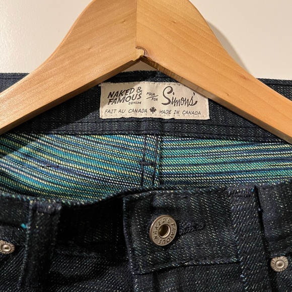 Naked & Famous x Simons’ Raw Selvedge Denim Pants - Picture 3 of 7